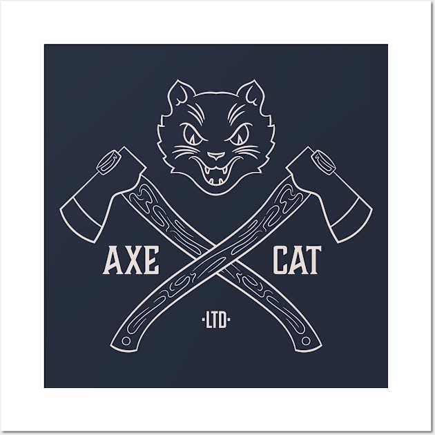 Axe Cat LTD. Wall Art by MonkeyColada